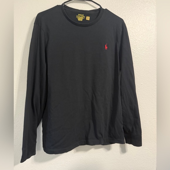Polo by Ralph Lauren Black Shirt with Yellow Label - Picture 1 of 5